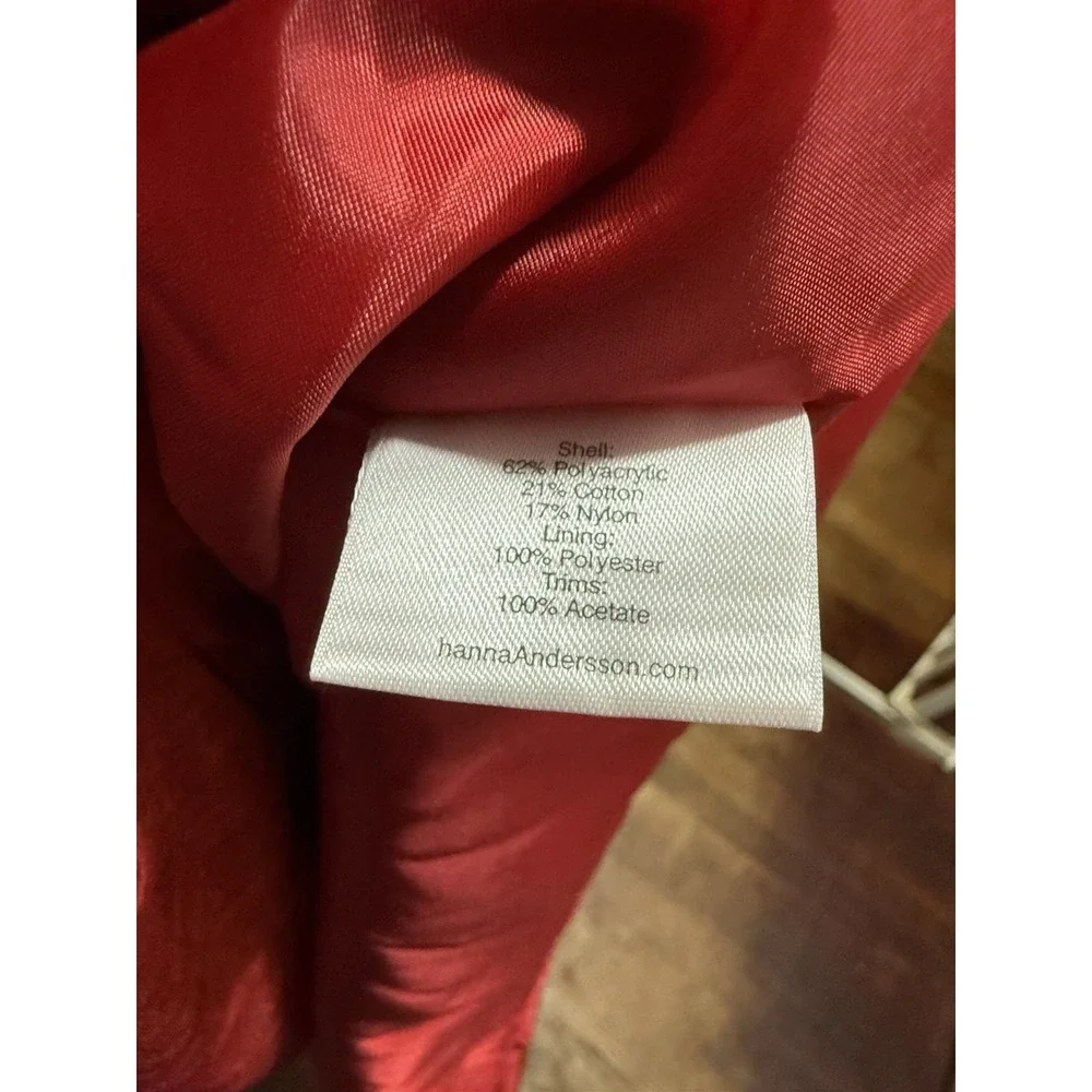 Red Sparkle Shimmer Hanna Andersson 160 Skirt 14/16  Girls Holiday
